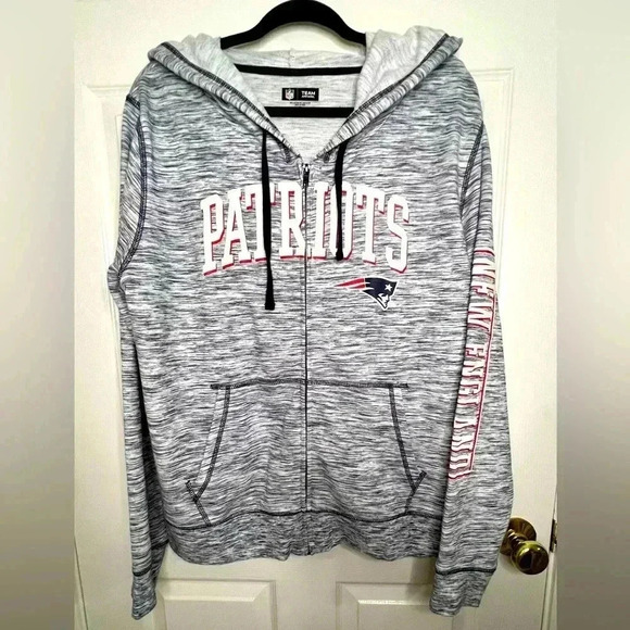 NWOT New England Patriots Zip-up Hoodie, Size 2Xl - Picture 1 of 4